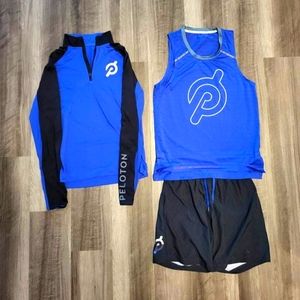 RHONE PELOTON 3 PIECE SET BLUE MENS SIZE SMALL